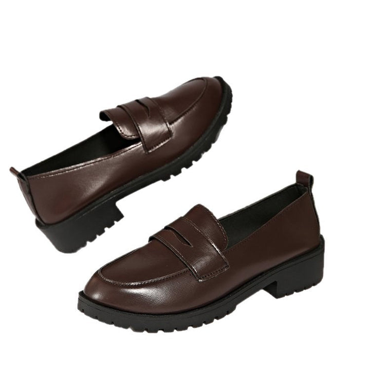 Damen Loafers aus hochwertigem Leder mit bequemer Laufsohle Echoarchiv