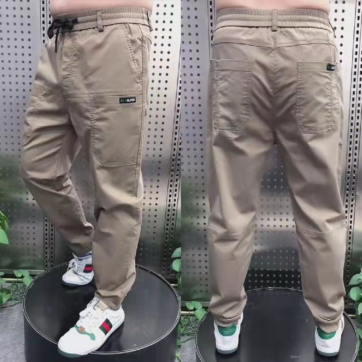Herren nan sportive Cargojoggerhose mit elastischem Bund, Kordelzug und konischem Beinabschluss Echo Archiv