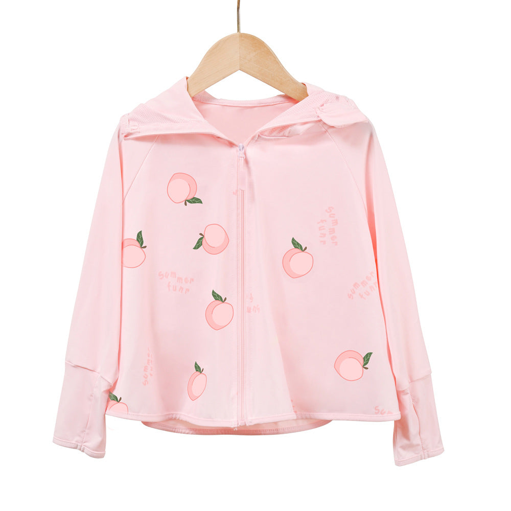Damen leichte Sportjacke mit Kapuze und dezentem Motiv Echo Archiv