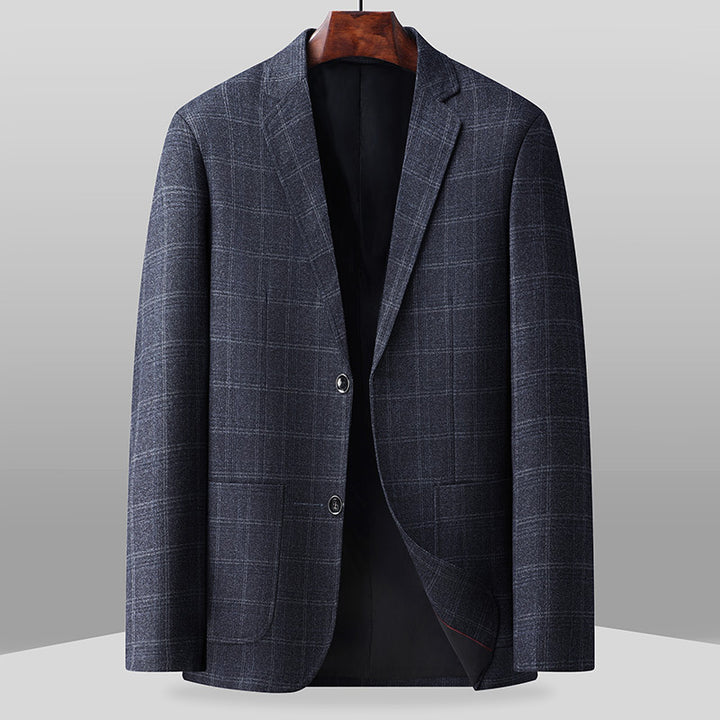 Herren Kariertes Sakko im Casual-Blazer-Stil mit dezenter Struktur Echo Archiv