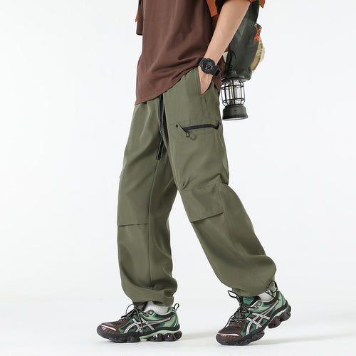 Damen Weite Utility-Cargohose mit verstellbarem Beinabschluss und Multifachtaschen Echo Archiv