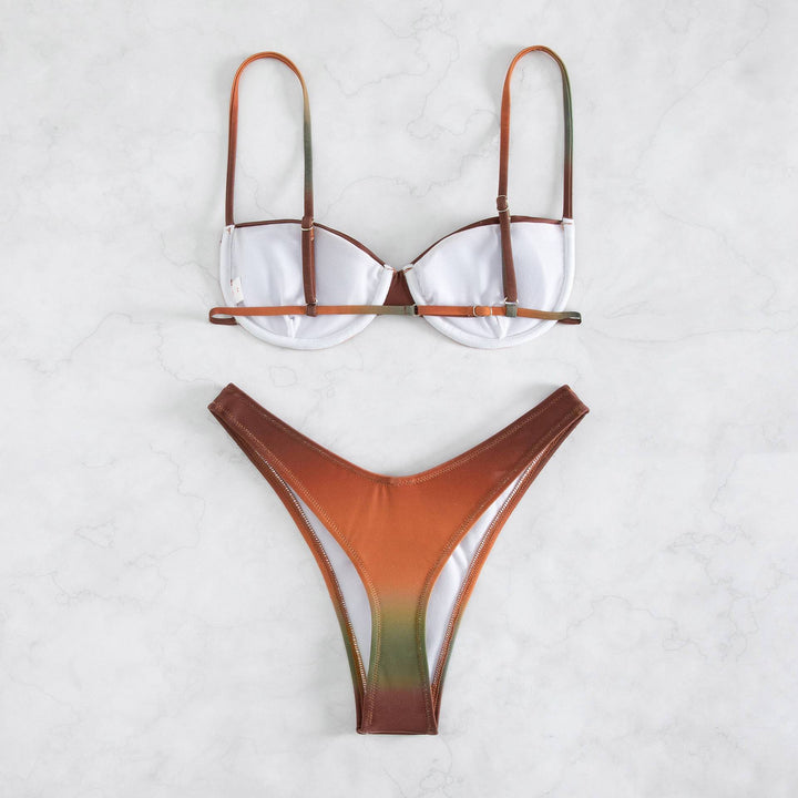 Damen Bikini-Set mit gepaddetem Oberteil und figurschmeichelndem Schnitt Echo Archiv