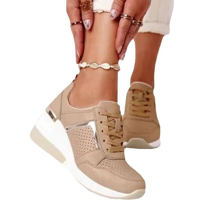 Damen modische Plateau-Sneaker mit atmungsaktiver Mesh-Oberfläche und komfortablem Fußbett Echo Archiv