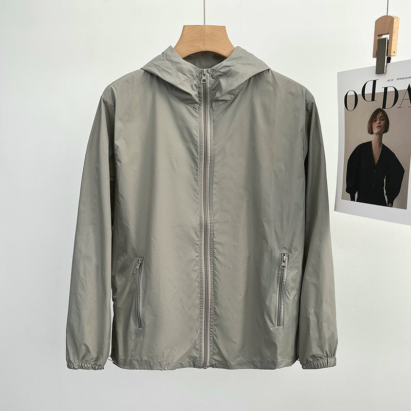 Damen Leichte Übergangsjacke mit Kapuze und Reißverschluss Echo Archiv