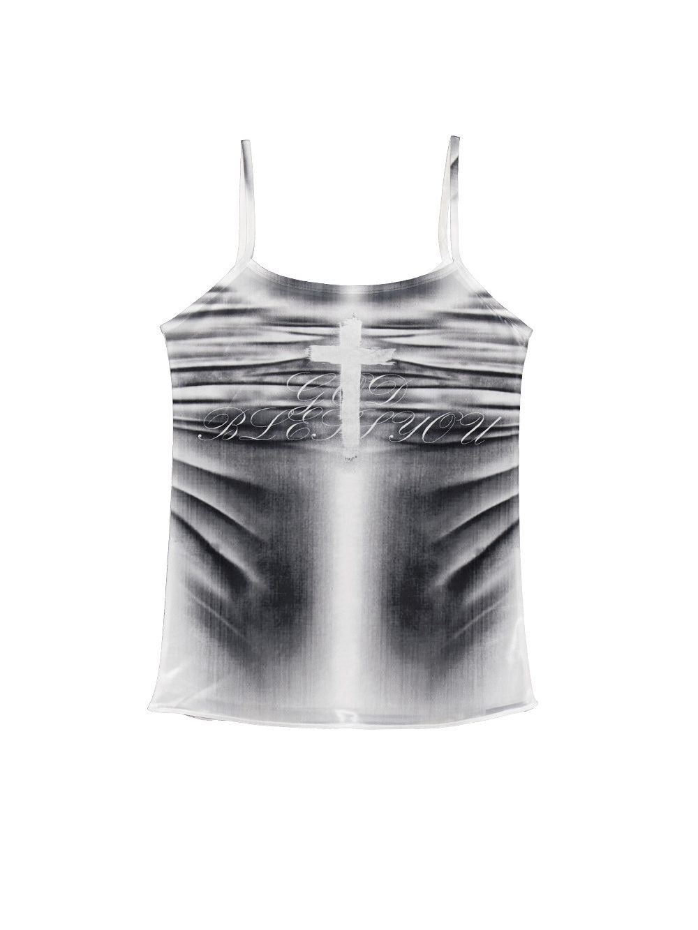 Damen lässiges Tanktop mit kreativem Grafikdesign Echo Archiv