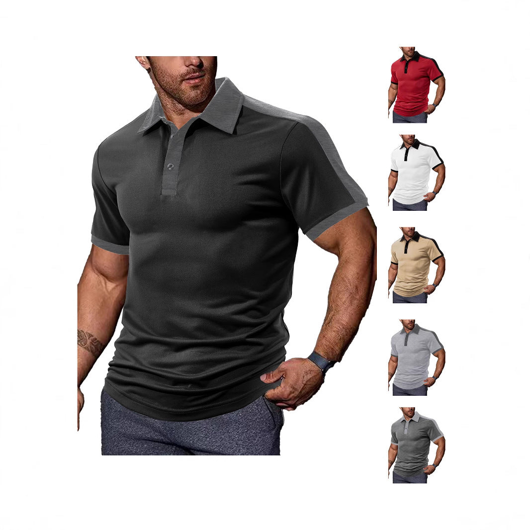 Herren Sportliches Polo-Shirt mit atmungsaktiver Struktur Echoarchiv