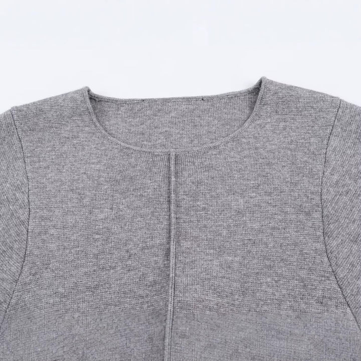 Damen Feinstrick-Pullover mit Tunnelzug‑Taillenband und Ballonärmeln Echo Archiv