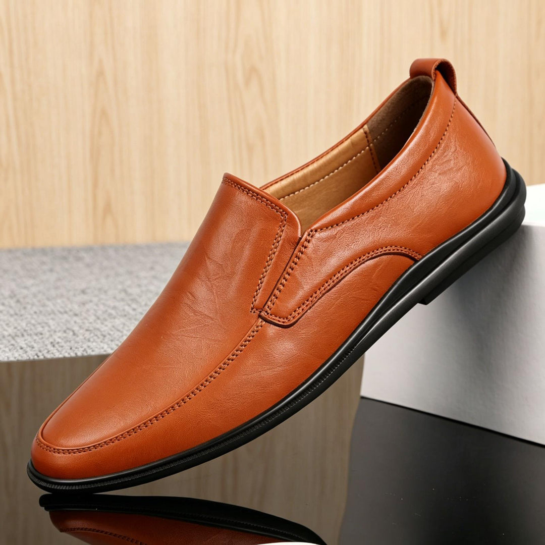 Herren Elegante Slip-On Lederschuhe Echoarchiv 1788175503