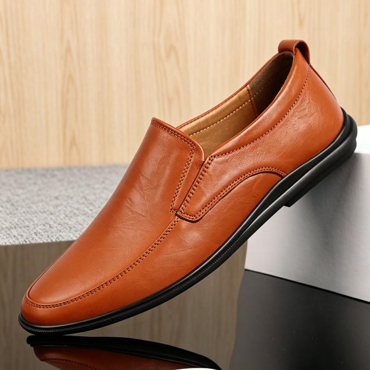 Herren Elegante Slip-On Lederschuhe Echoarchiv 1788175503