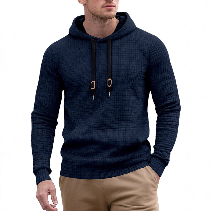 Herren stylischer Kapuzenpullover mit strukturiertem Design Echoarchiv