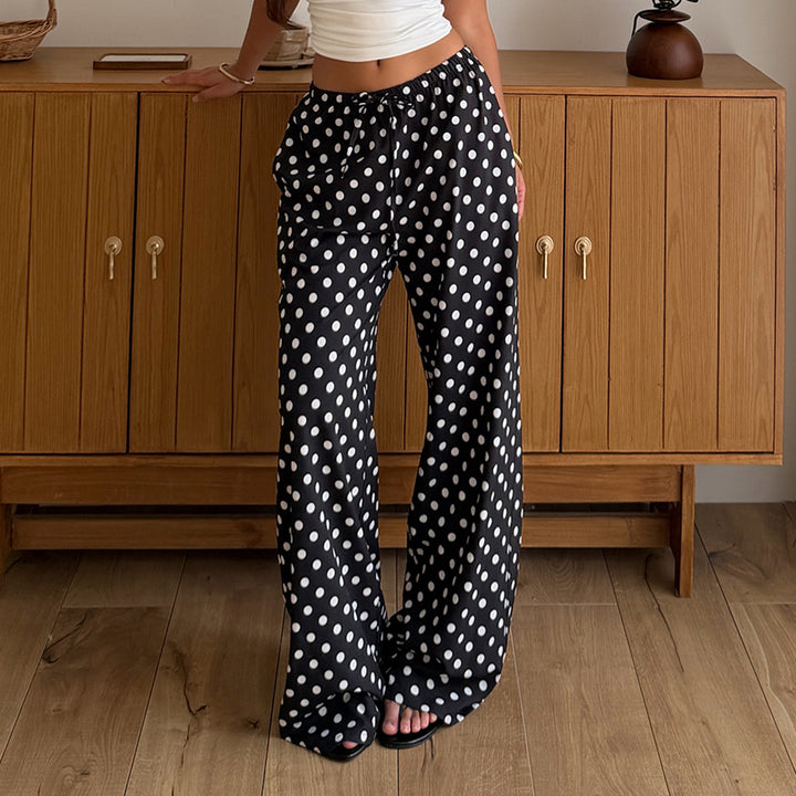 Damen Weite Hose im Polka-Punkte-Design Echo Archiv
