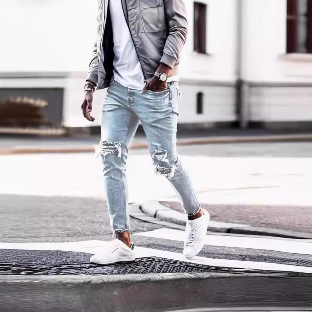 Herren Destroyed Jeans mit modernen Distressed-Effekten Echo Archiv