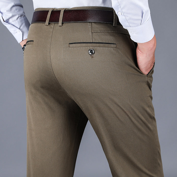 Herren elegante Slim-Fit Anzughose Echoarchiv