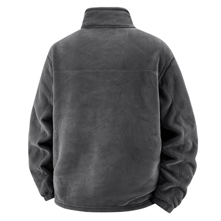 Herren Thermo-Fleece-Outdoorjacke mit Teddy-Innenfutter, Brustreißverschluss & windabweisender Oberfläche Echoarchiv