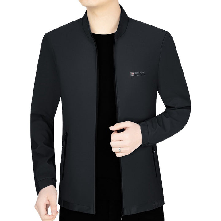 Herren Winddichte Softshell-Übergangsjacke mit wärmendem Teddyfutter – Taviero