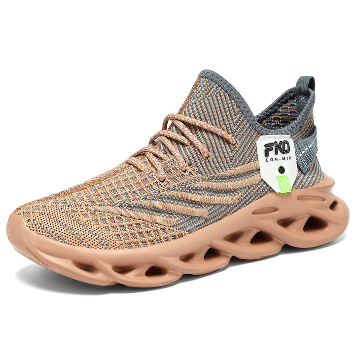 Herren nan leichter Strick-Sneaker mit nahtlosem Sockenschaft, atmungsaktivem Mesh-Obermaterial und innovativer hohlgeformter EVA-Dämpfung Echo Archiv