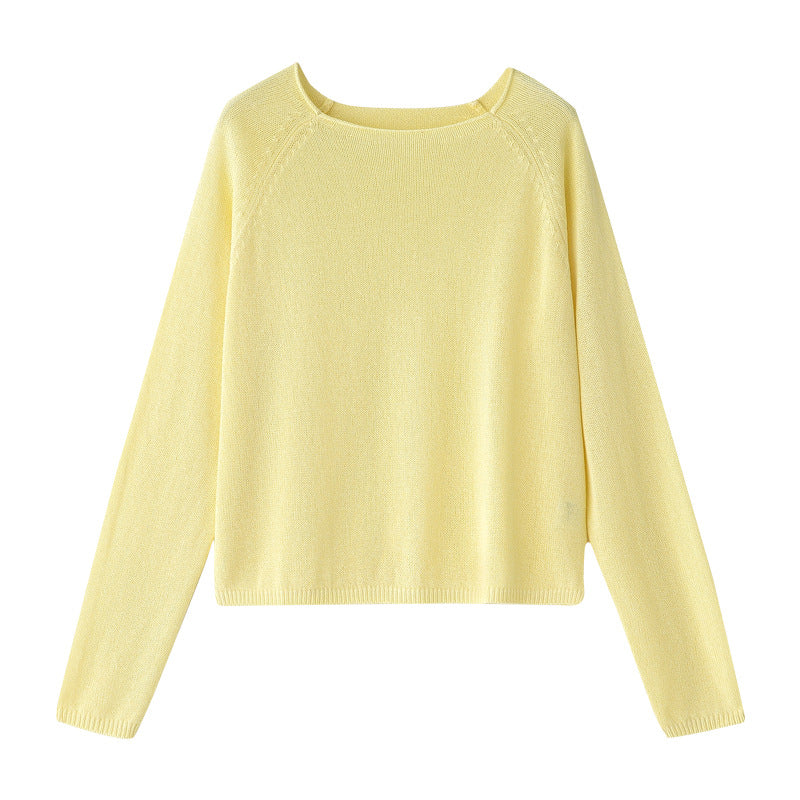 Damen Feinstrickpullover mit Raglanärmeln und weiter Passform Echo Archiv