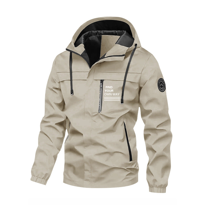 Herren Funktionsjacke mit hohem Kragen Echo Archiv