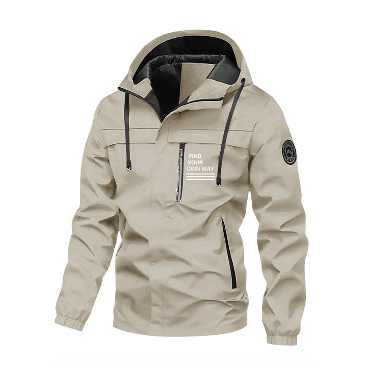 Herren Funktionsjacke mit hohem Kragen Echo Archiv