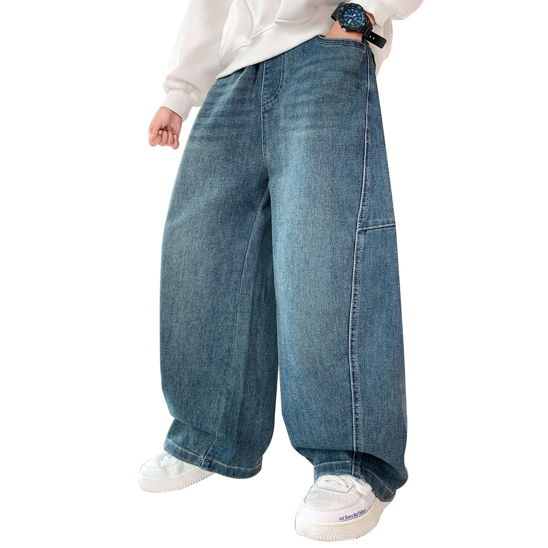Unisex lockere Denim-Hose mit weitem Schnitt Echo Archiv
