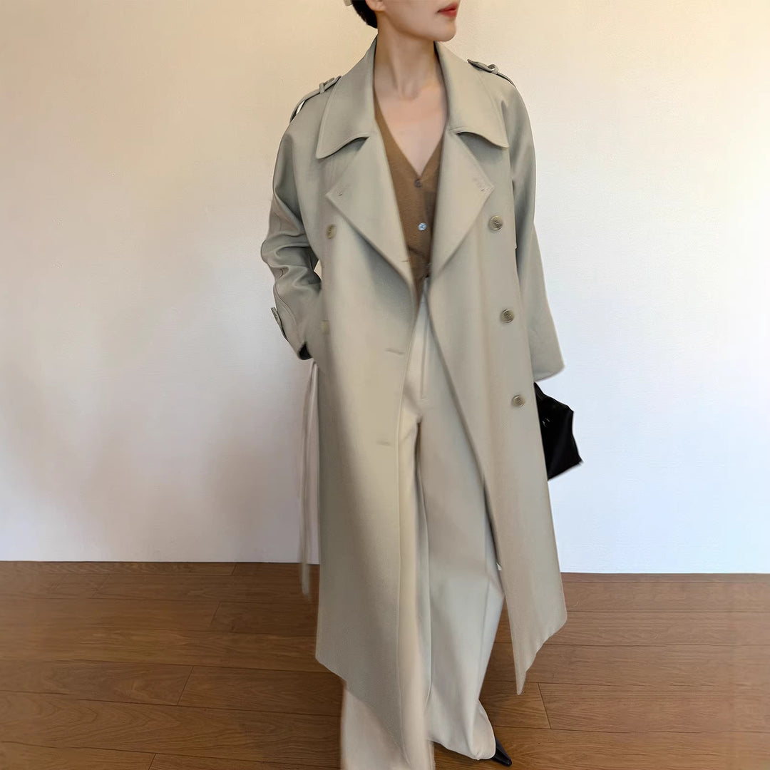 Damen Modischer Trenchcoat Echoarchiv