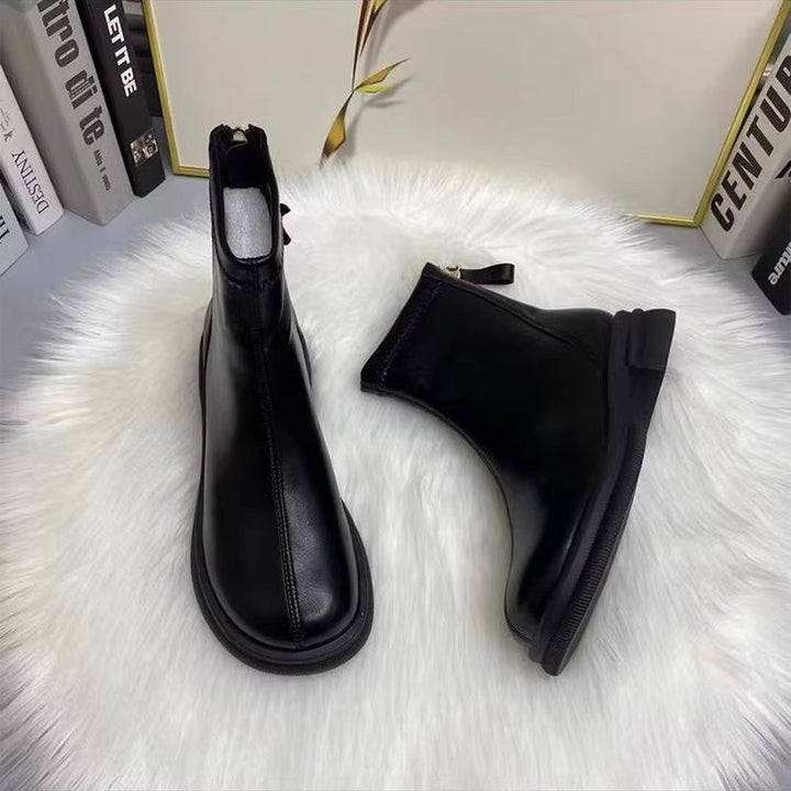 Damen Modische Stiefeletten mit elegantem Reißverschluss Echo Archiv
