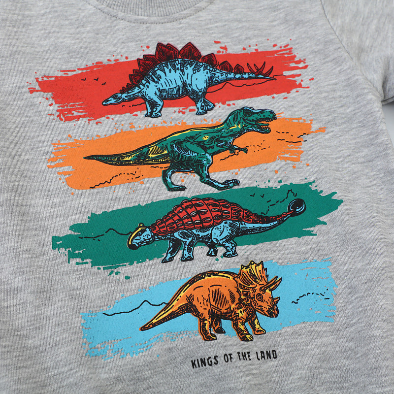 Jungen Sweatshirt mit lebendigem Dinosaurier-Motiv Echo Archiv