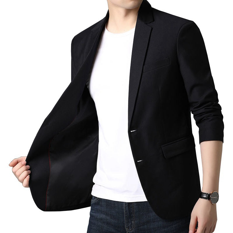 Herren Schlankes Business-Sakko mit minimalistischem Design und Stretch-Komfort – Tianoro