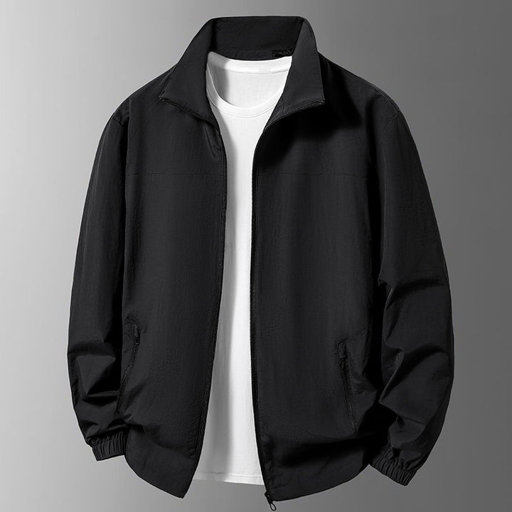 Herren Leichte Übergangsjacke mit hohem Kragen und praktischen Taschen Echo Archiv