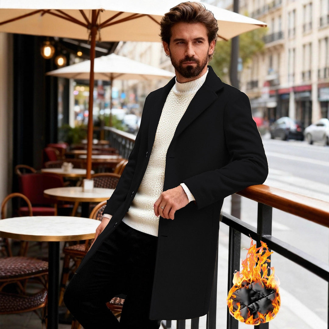 Herren eleganter, klassischer Übergangsblazer Echoarchiv