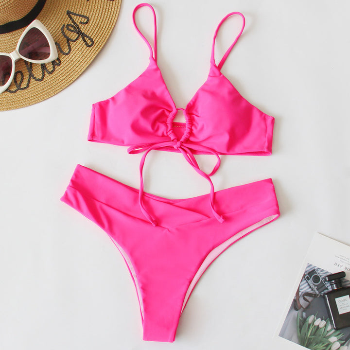 Damen Sportives Bikini-Set mit verstellbaren Trägern Echo Archiv