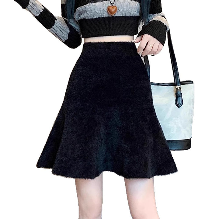 Damen Eleganter A-Linien Rock Echo Archiv