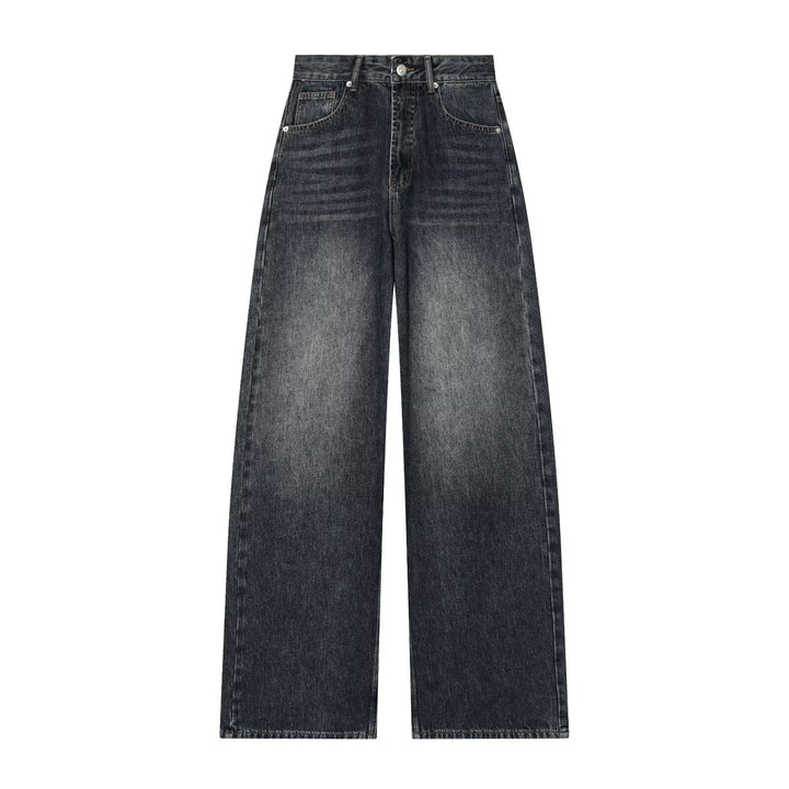 Damen Weite Highwaist-Culottehose mit Five-Pocket-Design und fließender Leinenoptik Echo Archiv