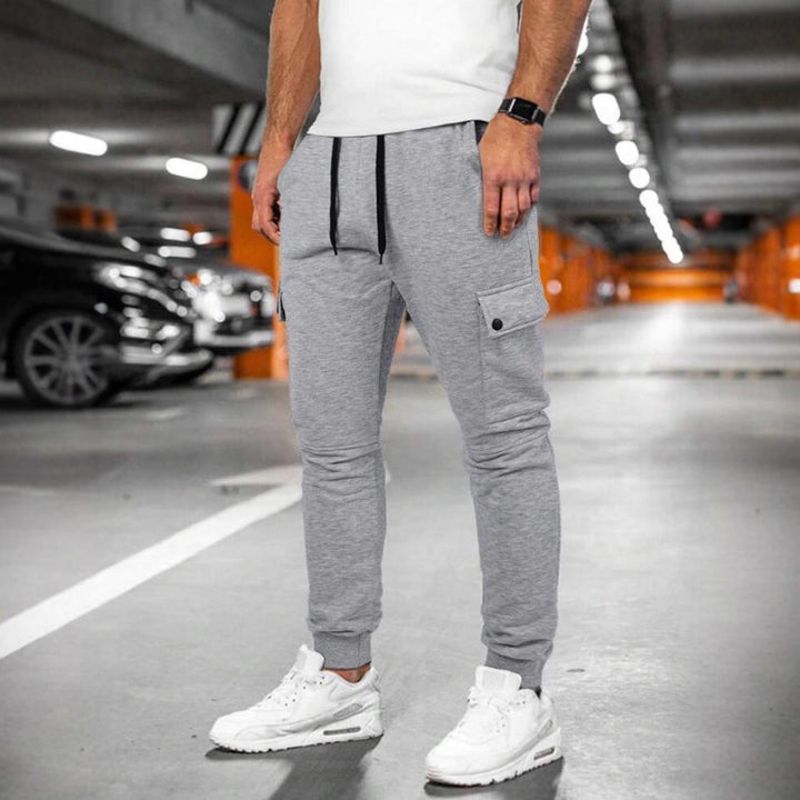 Herren Sportliche Cargo-Joggerhose mit praktischen Seitentaschen Echoarchiv
