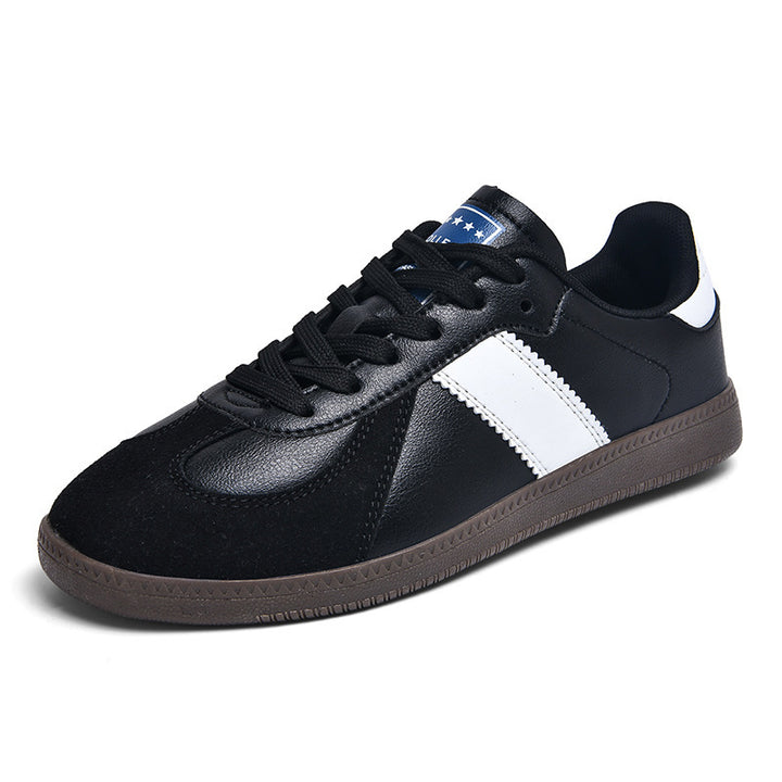 Unisex nan urbaner Tennis-Sneaker mit Veloursleder-Overlays gepolstertem Fersenkragen und vulkanisierter Gummisohle Echo Archiv