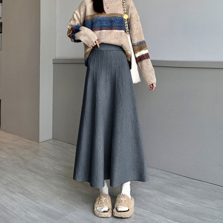 Damen Eleganter und fließender Maxirock Echo Archiv 1787632125