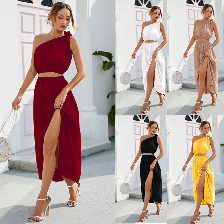 Echoarchiv | Schickes Split-Hem Maxi-Zwei-Teile-Set