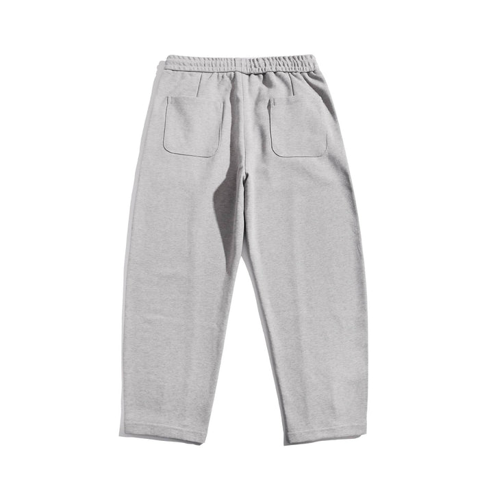 Damen Cropped-Joggerhose mit Ziernähten, hohem Elastikbund und Eingrifftaschen Echoarchiv