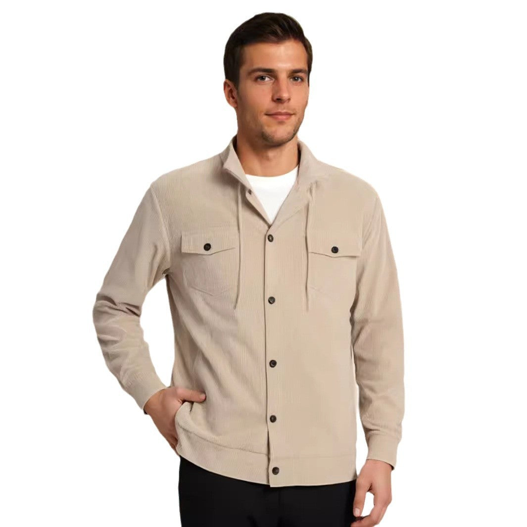 Herren urbane Utility-Jacke mit Reißverschluss Echoarchiv
