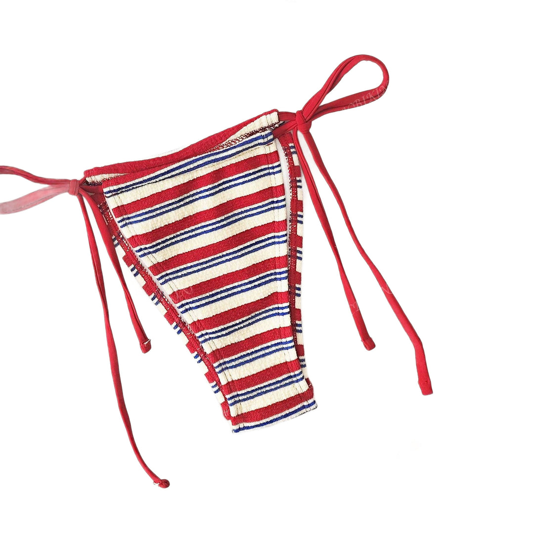 Damen Triangel-Bikini-Set mit verspieltem Design und regulierbaren Trägern Echo Archiv