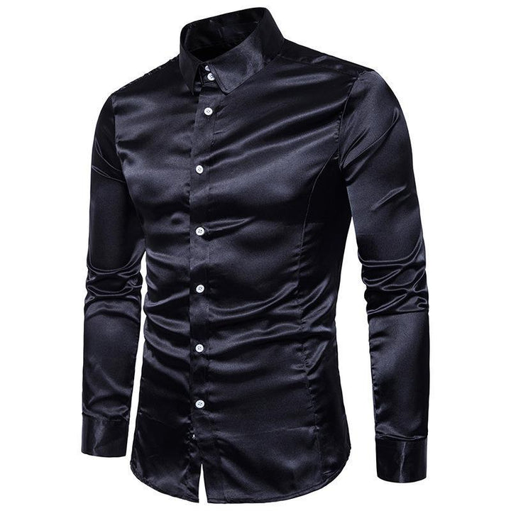Herren elegantes Businesshemd aus hochwertigem Satin mit perfekter Passform Echoarchiv