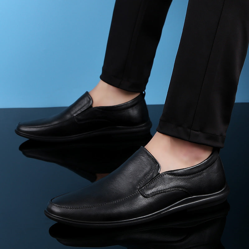 Herren Eleganter Slip-On Business-Halbschuh mit gepolstertem Komfortfußbett Echoarhiv