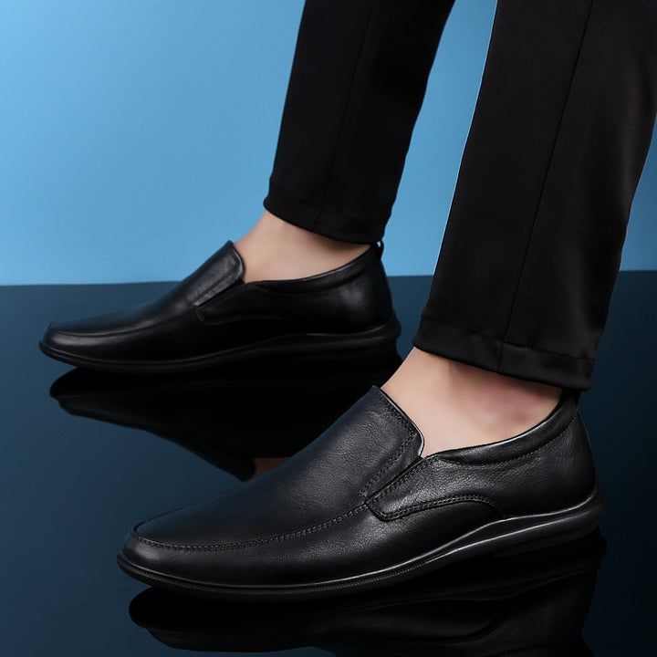 Herren Eleganter Slip-On Business-Halbschuh mit gepolstertem Komfortfußbett Echoarhiv