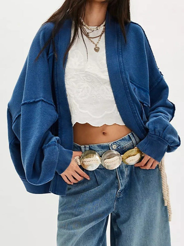 Damen Verspielt Elegante Kurzarm Bluse