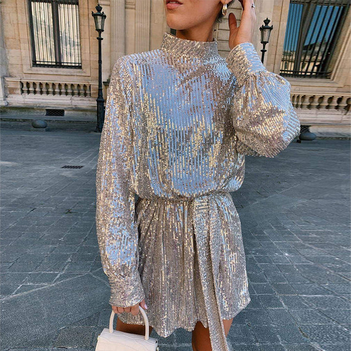 Damen Glitzerndes Cocktailkleid Echoarchiv