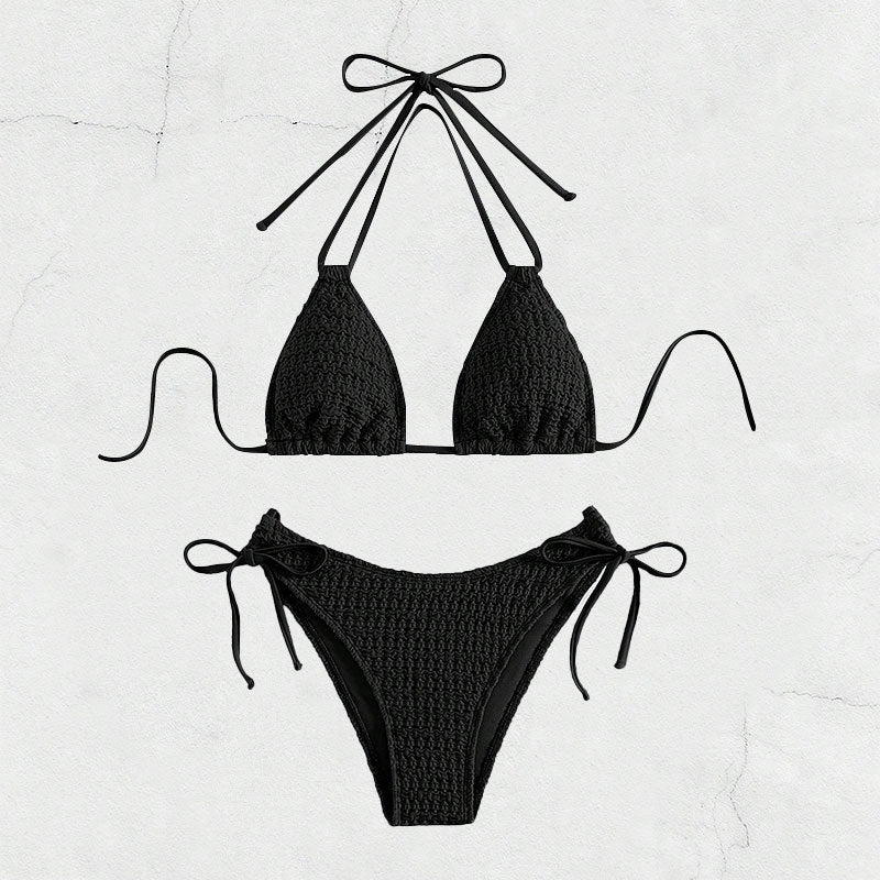 Damen Dreiecksbikini mit verspieltem Bindesystem Echo Archiv