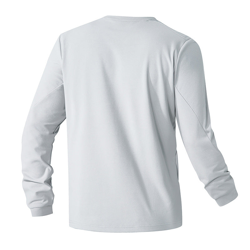 Herren funktionales Langarm-Shirt mit praktischer Brusttasche Echoarchiv