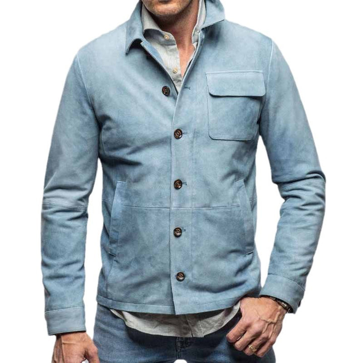 Herren lässige und stylische Jacke aus Rindleder Echoarchiv