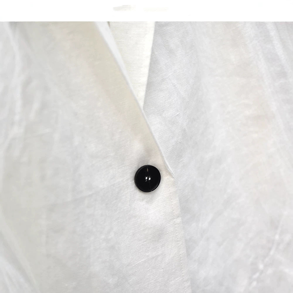 Damen Eleganter und lässiger Leinenblazer Echoarchiv