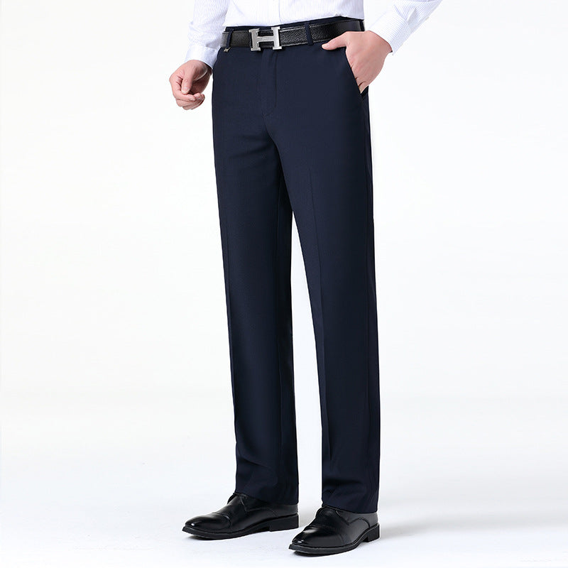 Herren elegante Anzughose mit feinem Strukturdesign Echoarchiv